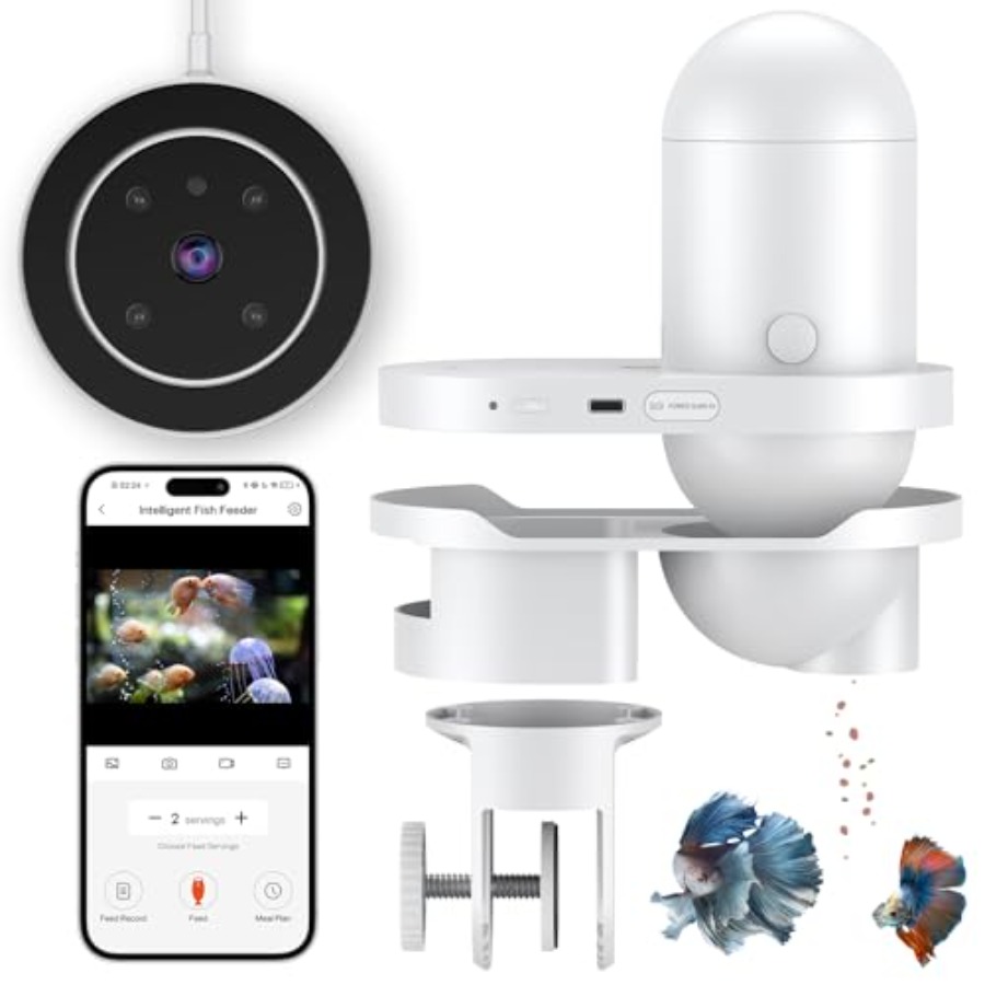 Aquarium Fish Videos - WiFi Automatic Fish Feeder for Aquariums