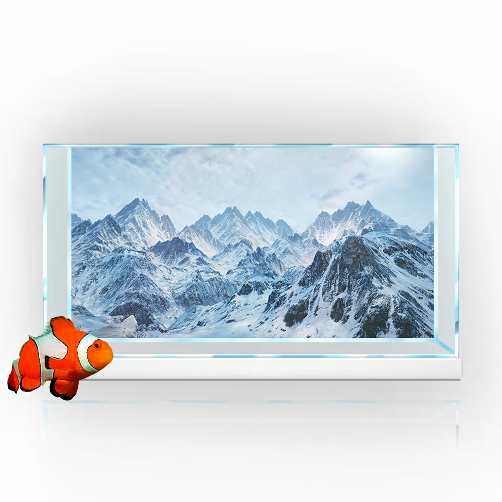 Aquarium Background Sticker,   - Aquarium Fish Poster ulasan dan harga