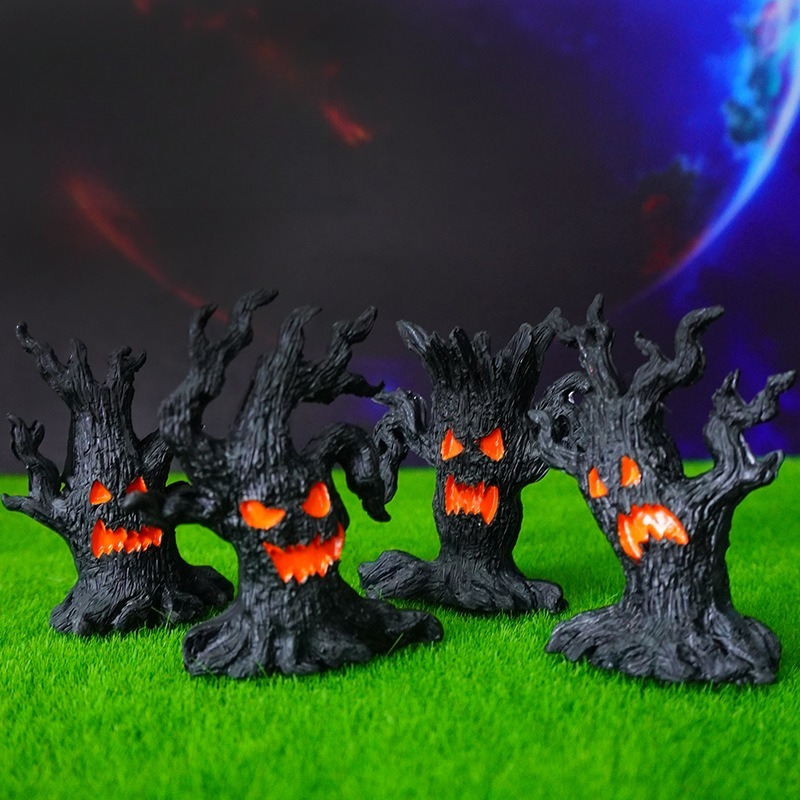 Halloween Haunted Tree Monster - Aquarium Fish Monster ulasan dan harga