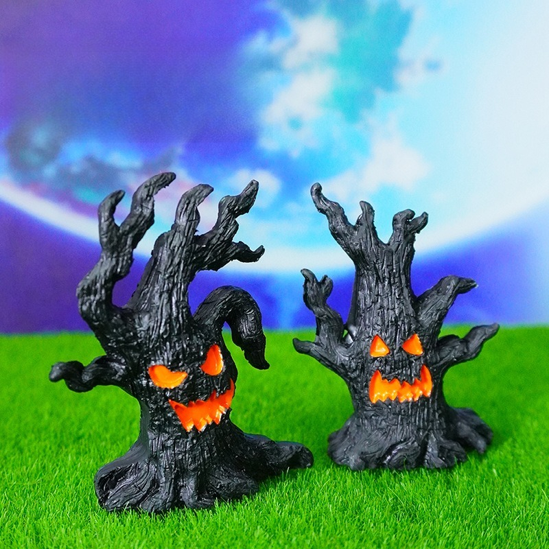 Halloween Haunted Tree Monster - Aquarium Fish Monster ulasan dan harga