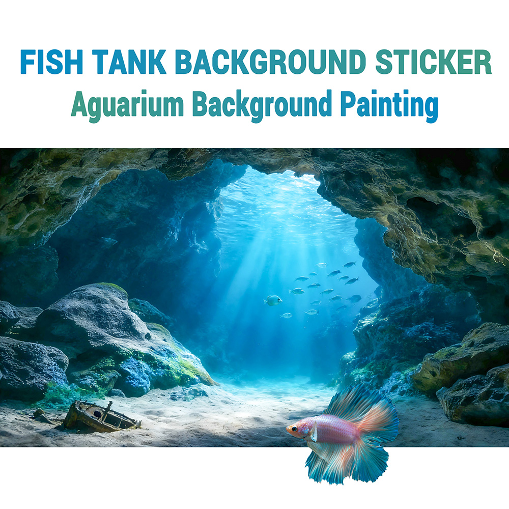 Deep Sea Blue Hole，Fish tank b - Aquarium Fish Poster ulasan dan harga