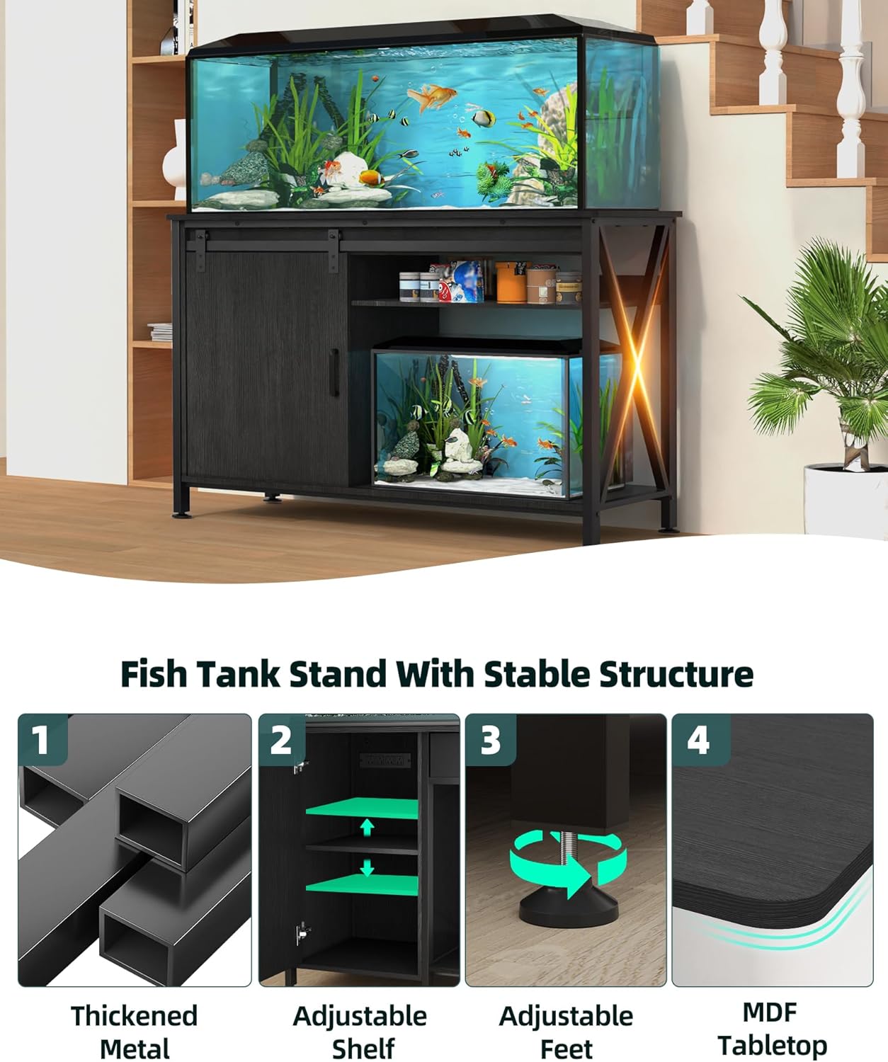 Aquarium Stand for Fish Tank:  - Aquarium Fish Popular ulasan dan harga