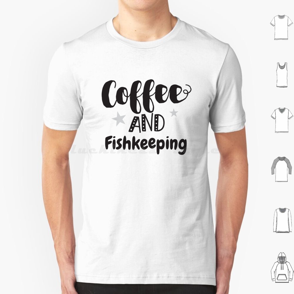Coffee And Fish Keeping T Shir - Aquarium Fish Big Size ulasan dan harga