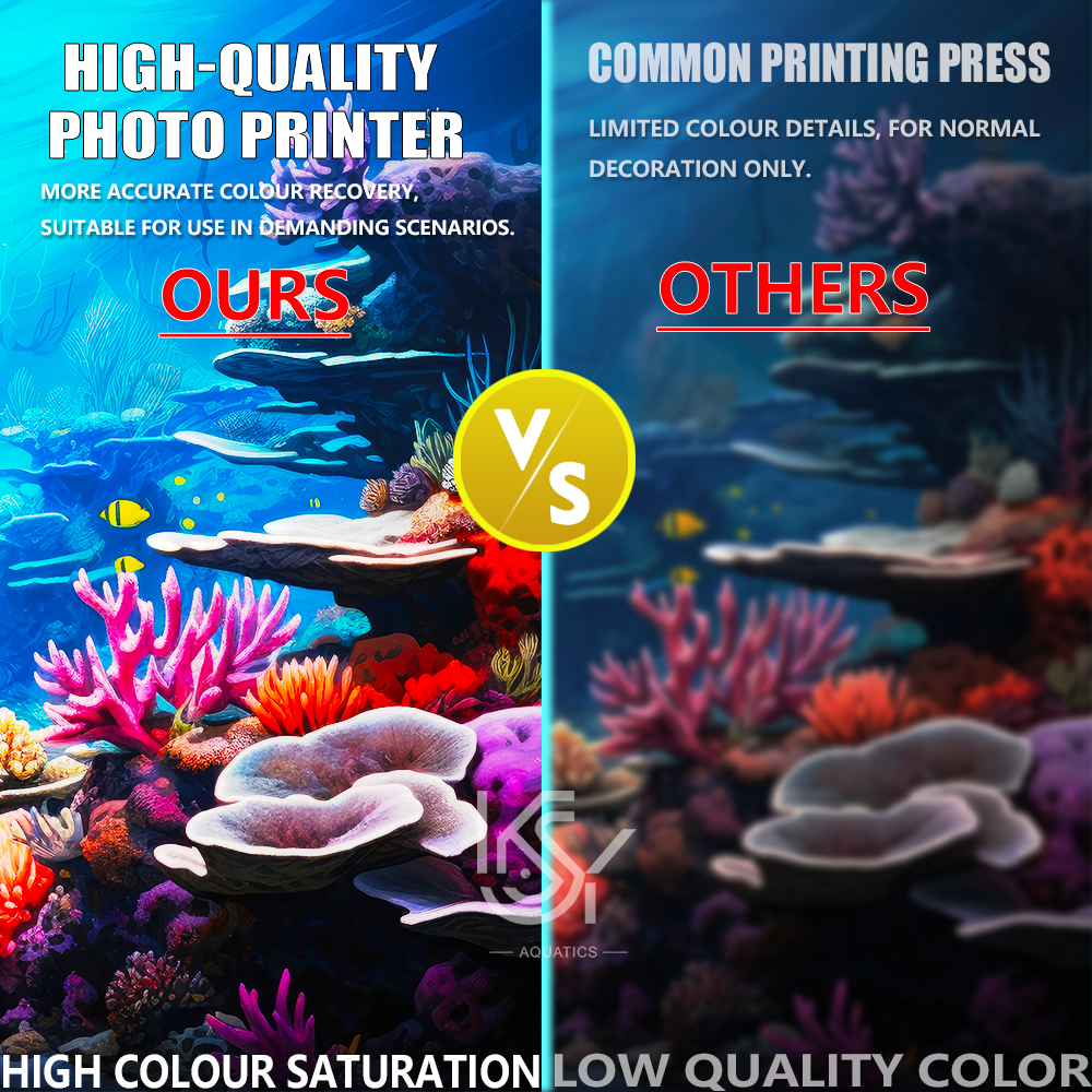 Thick Self-Adhesive Aquarium B - Aquarium Fish Poster ulasan dan harga