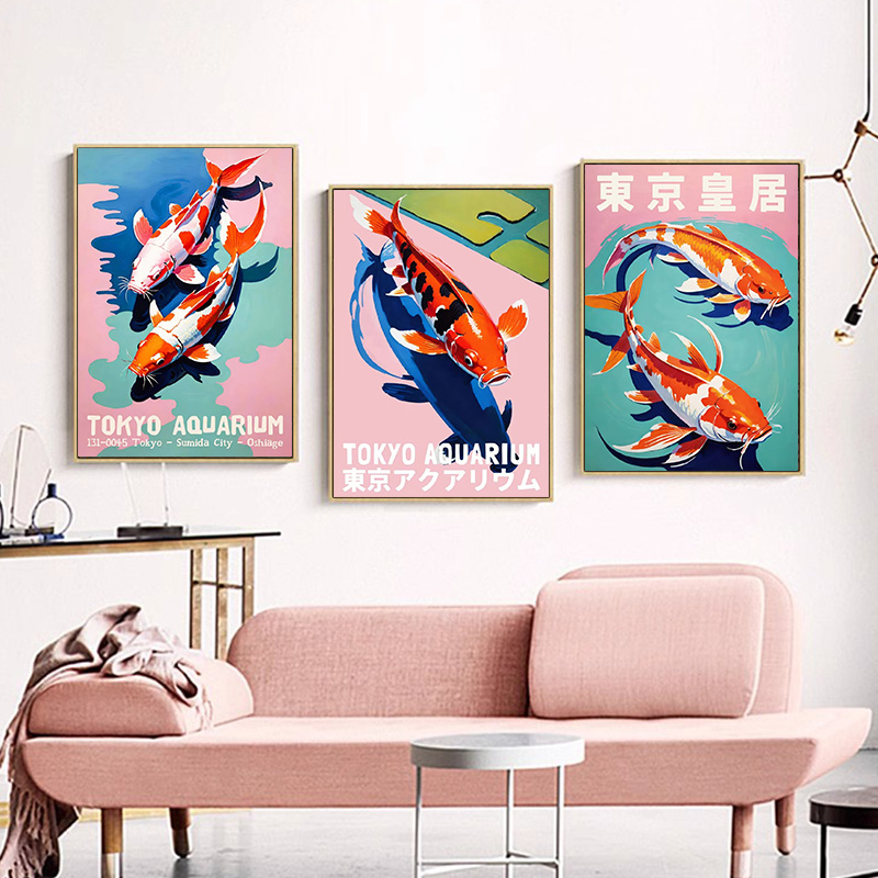 Japan Aesthetic Fish Poster To - Aquarium Fish Poster ulasan dan harga