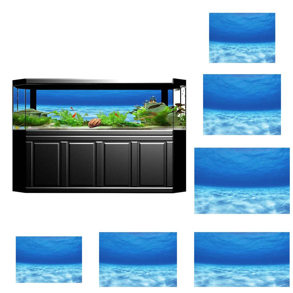 Side Decorative Aquarium Backg - Aquarium Fish Poster ulasan dan harga