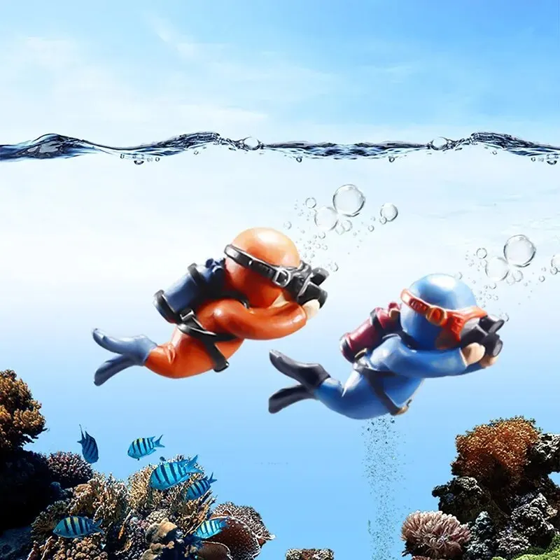 Fish Tank Diver Ornaments Land - Aquarium Fish Popular ulasan dan harga