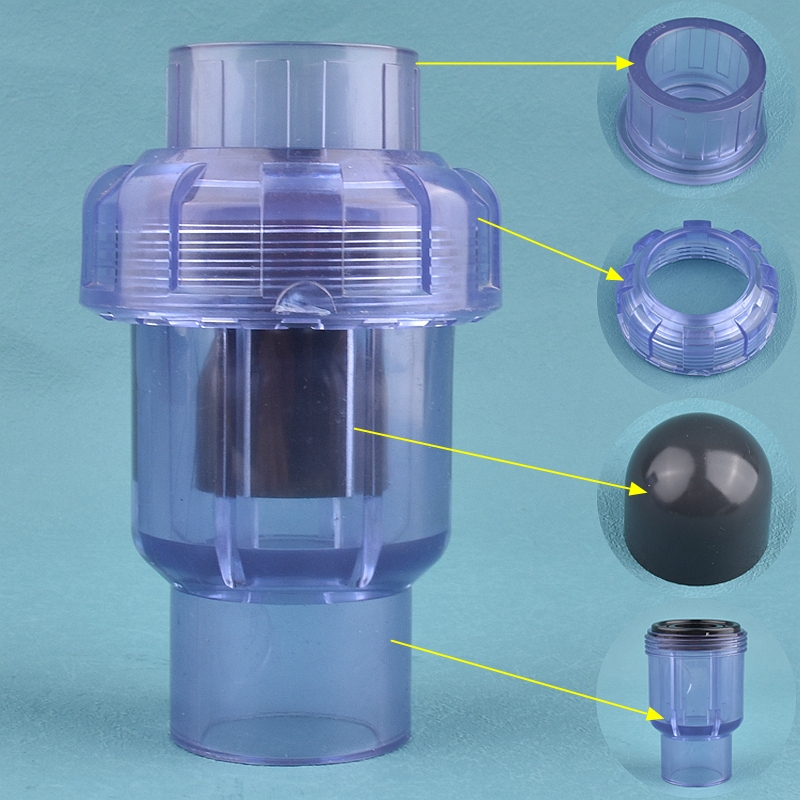 20~50mm UPVC Hemisphere Check  - Aquarium Fish Delivery ulasan dan harga