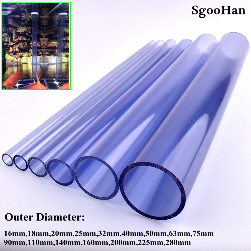 Big Size 110~280mm UPVC Transp - Aquarium Fish Big Size ulasan dan harga
